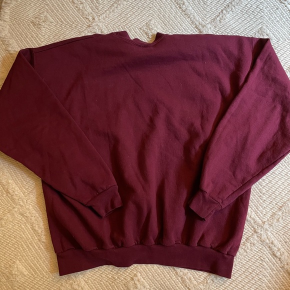 Vintage Hanes comfort blend printpro boxy 90s y2k made Mexico wine crewneck XL - Picture 3 of 3